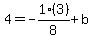 4=-1%2F8%2A%283%29%2Bb