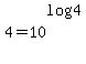 4=10%5Elog%284%29
