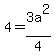 4=3a%5E2%2F4