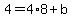 4=4%2A8%2Bb+