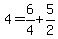 4=6%2F4%2B5%2F2
