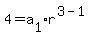 4=a%5B1%5D%2Ar%5E%283-1%29