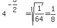 4%5E%28-3%2F2%29=+sqrt%281%2F64%29+=++1%2F8