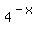 4%5E%28-x%29