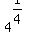 4%5E%281%2F4%29