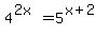 4%5E%282x%29=5%5E%28x%2B2%29