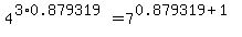 4%5E%283%2A0.879319%29=7%5E%280.879319%2B1%29