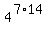 4%5E%287%2A14%29