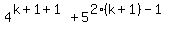 4%5E%28k%2B1%2B1%29+%2B+5%5E%282%28k%2B1%29-1%29