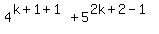 4%5E%28k%2B1%2B1%29+%2B+5%5E%282k%2B2-1%29