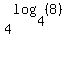 4%5E%28log%284%2C%288%29%29%29