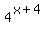 4%5E%28x%2B4%29