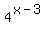 4%5E%28x-3%29