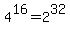 4%5E16+=+2%5E32