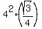 4%5E2%2A%28sqrt%283%29%2F4%29