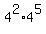 4%5E2+%2A+4%5E5