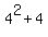 4%5E2+%2B+4