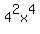 4%5E2x%5E4