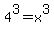 4%5E3=+x%5E3