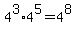 4%5E3+%2A+4%5E5+=+4%5E8