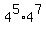 4%5E5+%2A+4%5E7