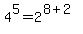 4%5E5+=+2%5E%288%2B2%29