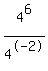 4%5E6%2F4%5E-2