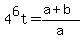 4%5E6t=%28a%2Bb%29%2Fa