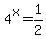4%5Ex=1%2F2