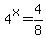 4%5Ex+=+4%2F8