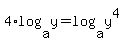 4+%2A+log%28a%2Cy%29+=+log%28a%2Cy%5E4%29