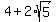 4+%2B+2%2Asqrt%285%29