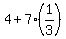 4+%2B+7%281%2F3%29