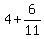 4+%2B6%2F11