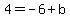 4+=+-6%2Bb