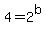 4+=+2%5Eb