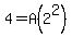 4+=+A%282%5E2%29