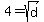 4+=+sqrt%28d%29