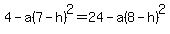 4+-a%287-h%29%5E2=24+-+a%288-h%29%5E2