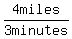 4+miles++%2F+3+minutes