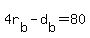 \"4+r%5Bb%5D+-+d%5Bb%5D+=+80\"