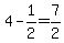 \"4-1%2F2=7%2F2\"