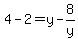 4-2+=+y+-+8%2Fy+