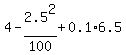 4-2.5%5E2%2F100%2B0.1%2A6.5