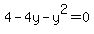 4-4y-y%5E2=0