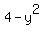 4-y%5E2