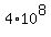 4.0+%2A+10%5E8