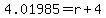 4.01985=+r+%2B+4