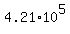 4.21%2A10%5E5
