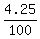 4.25%2F100